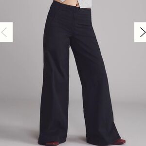 NWT Anthropologie Maeve Scallop Wide-Leg Pants